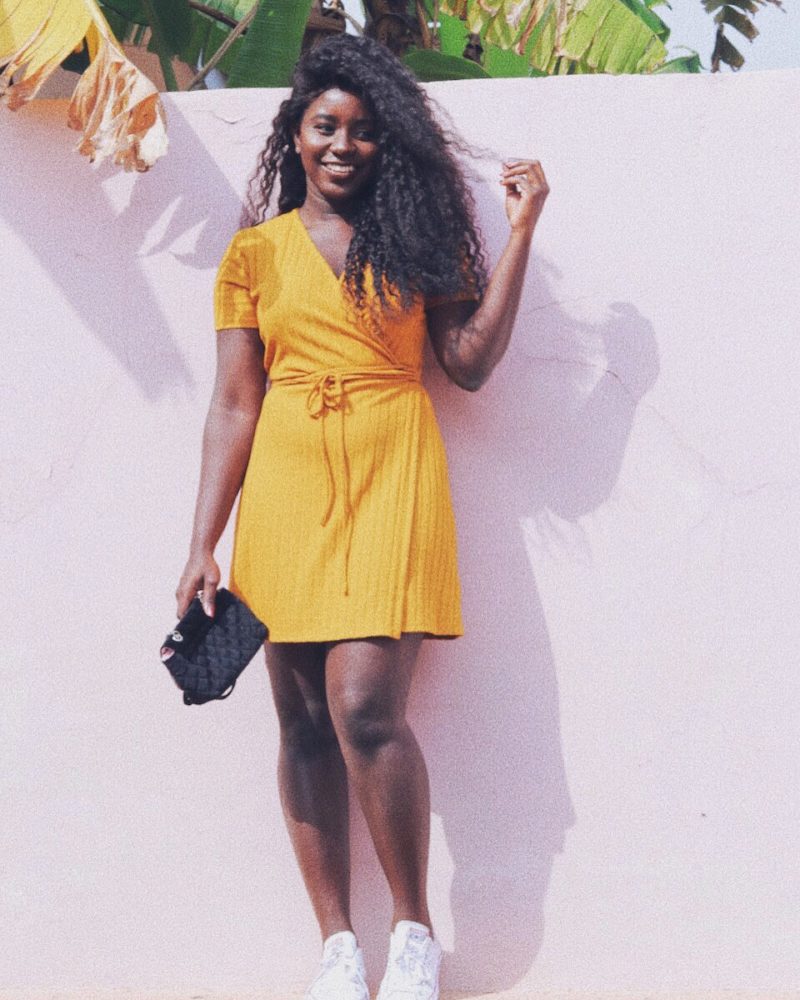 Yellow Wrap Dress, Post Semester Wind Down