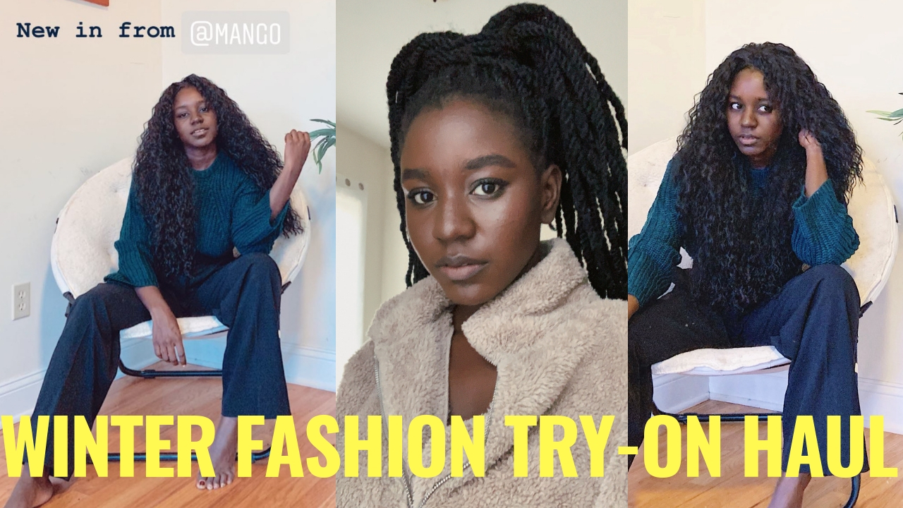 WINTER FASHION TRY ON HAUL URBAN OUTFITTERS MANGO FASHIONNOVA