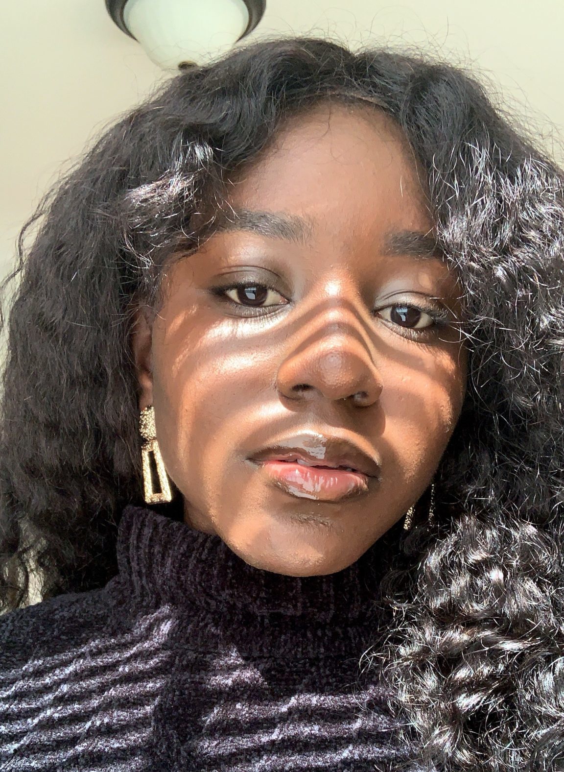 glossier clear lip gloss on dark skin glossier brown